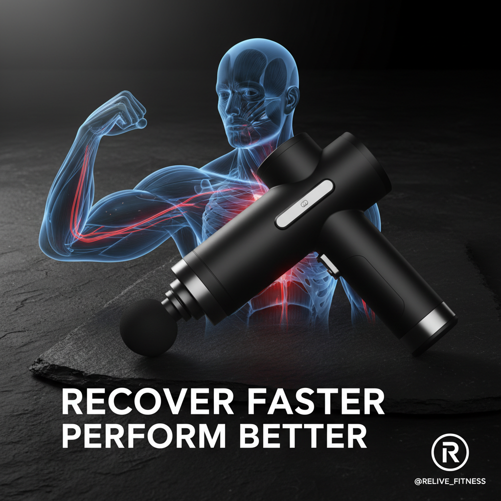 Percussion Massage Gun — Social Media Ad