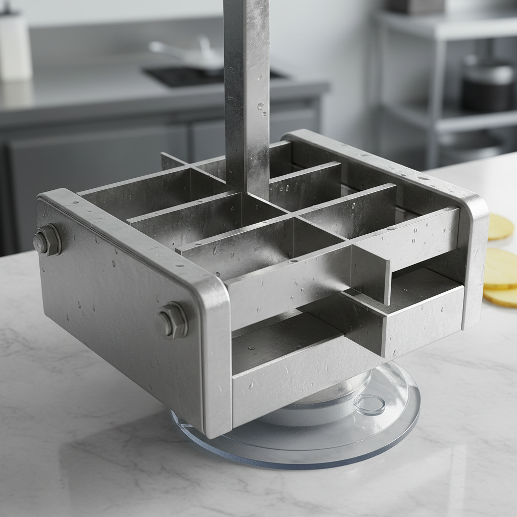 French Fry & Vegetable Cutter — Blade Grid Detail