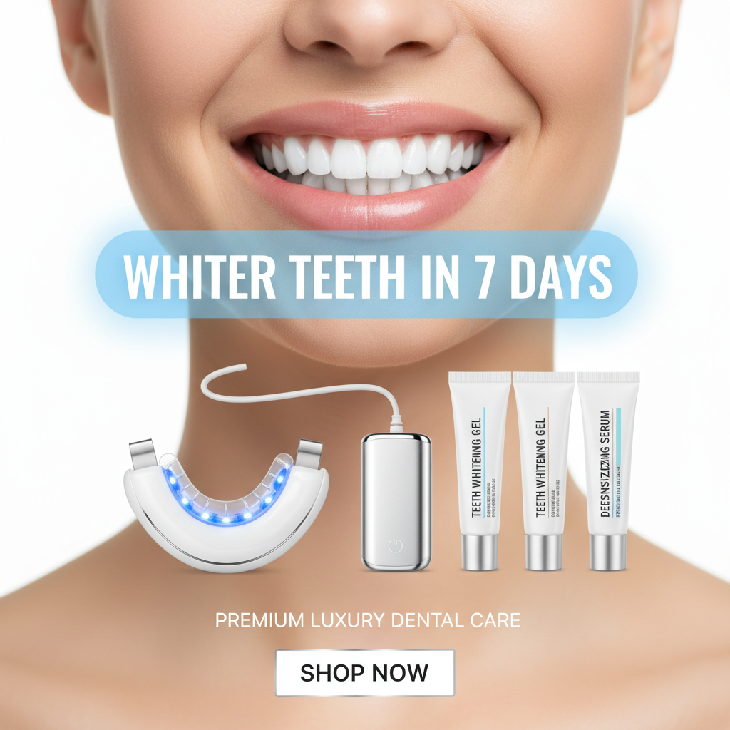 LED Teeth Whitening Kit — Social Media Ad