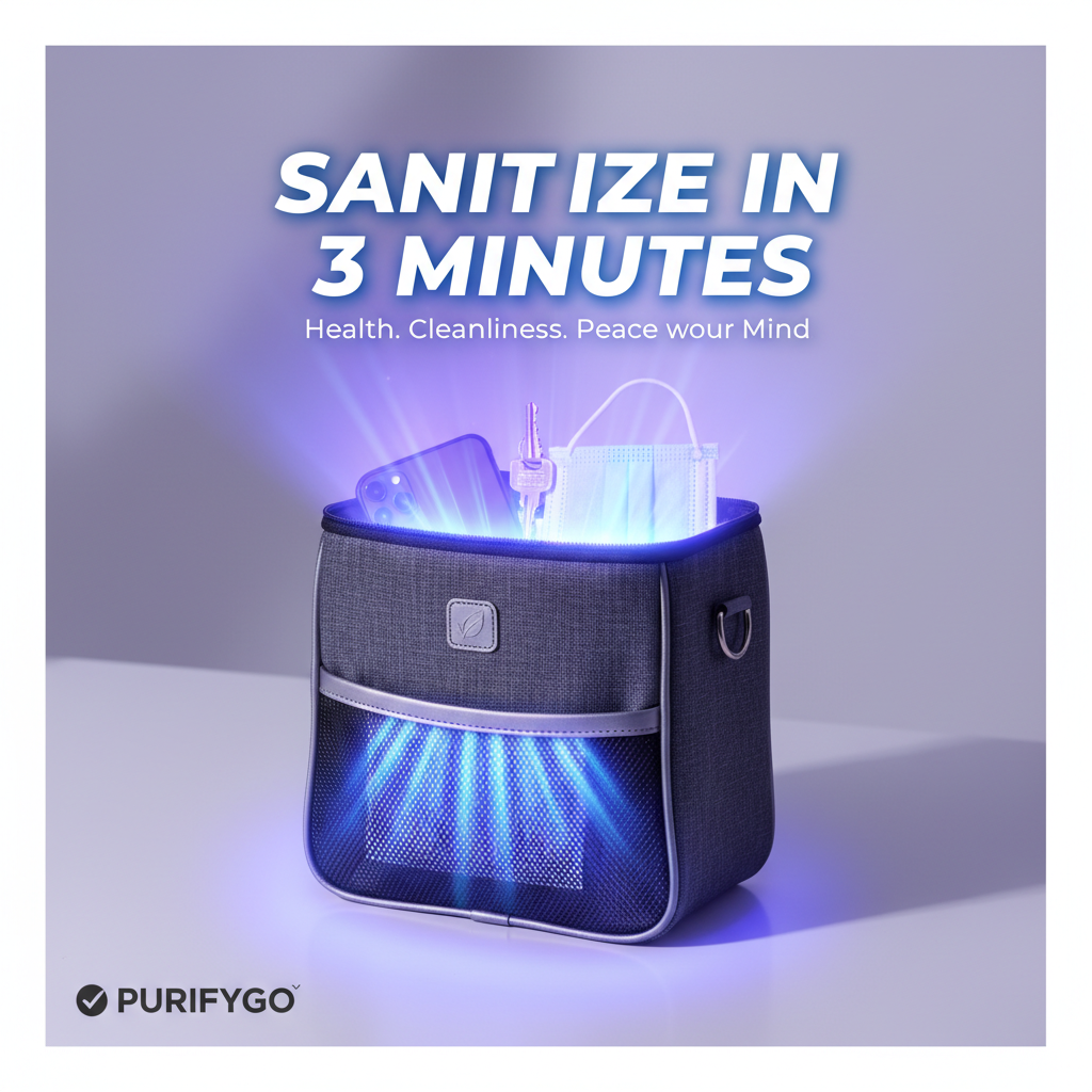 Portable UV-C Sanitizer Bag — Social Media Ad