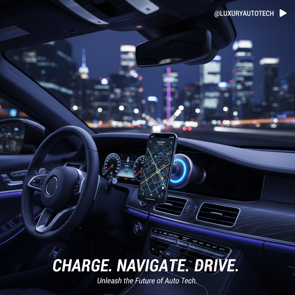 Magnetic Wireless Car Charger — Social Media Ad