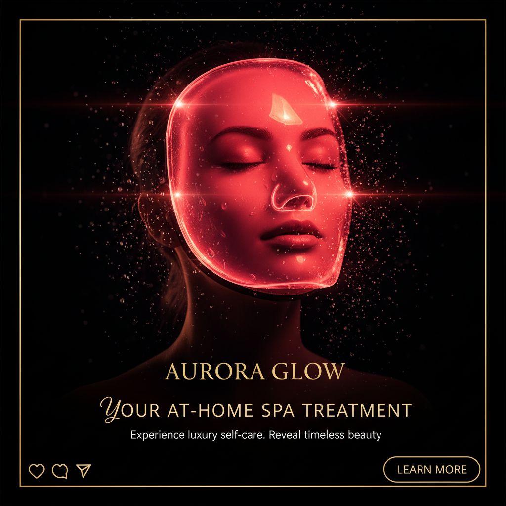 LED Face Mask — Social Media Ad