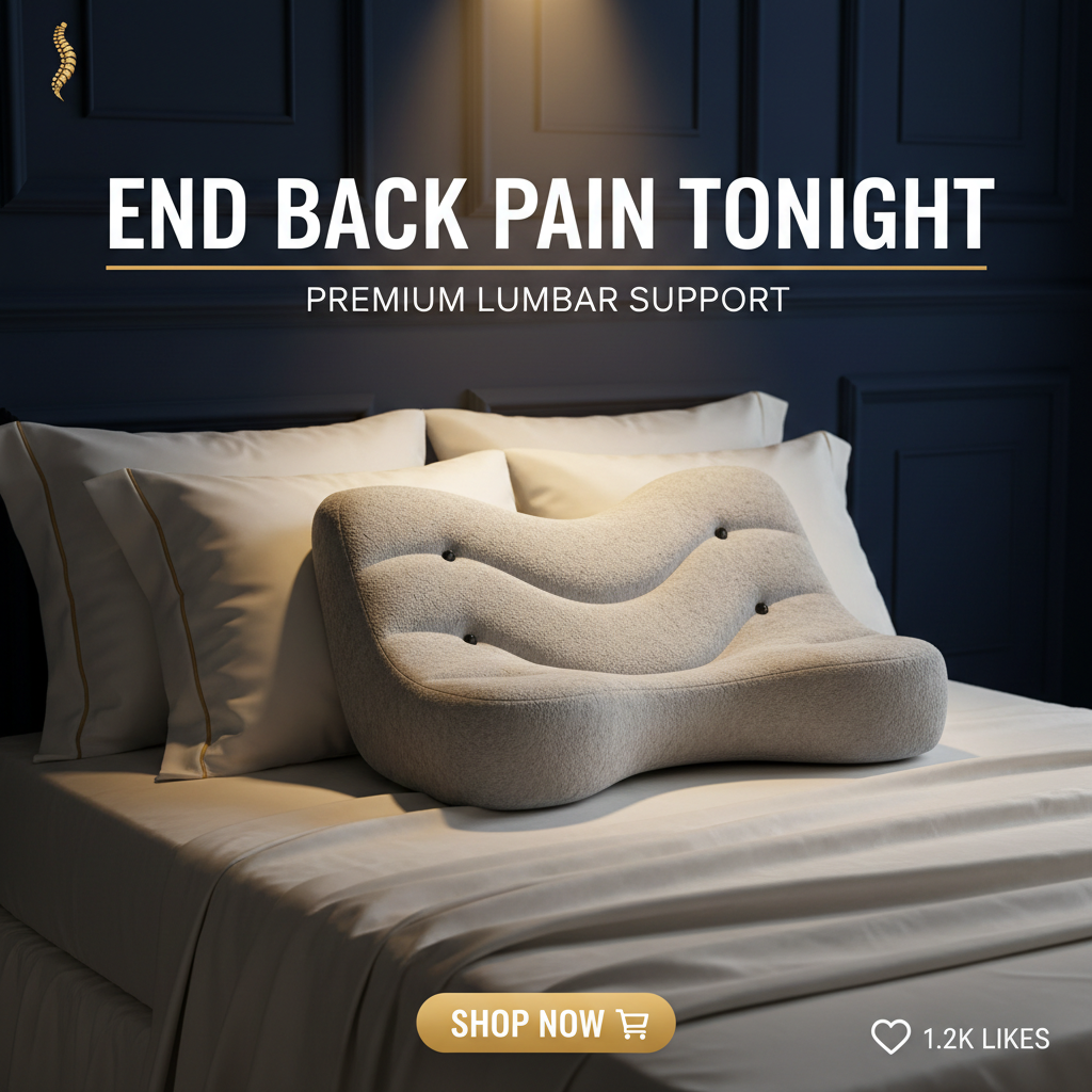 Lumbar Support Sleeping Pillow — Social Media Ad