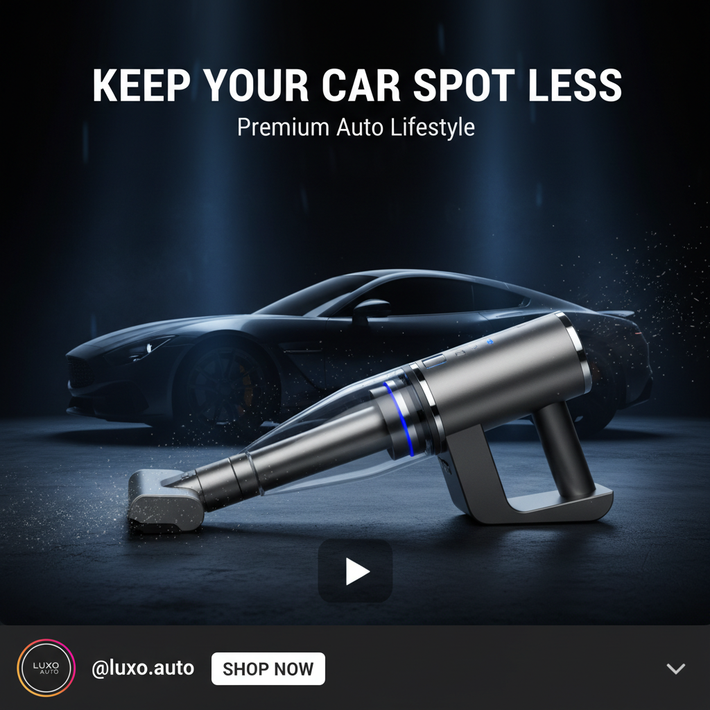 Cordless Car Vacuum — Social Media Ad