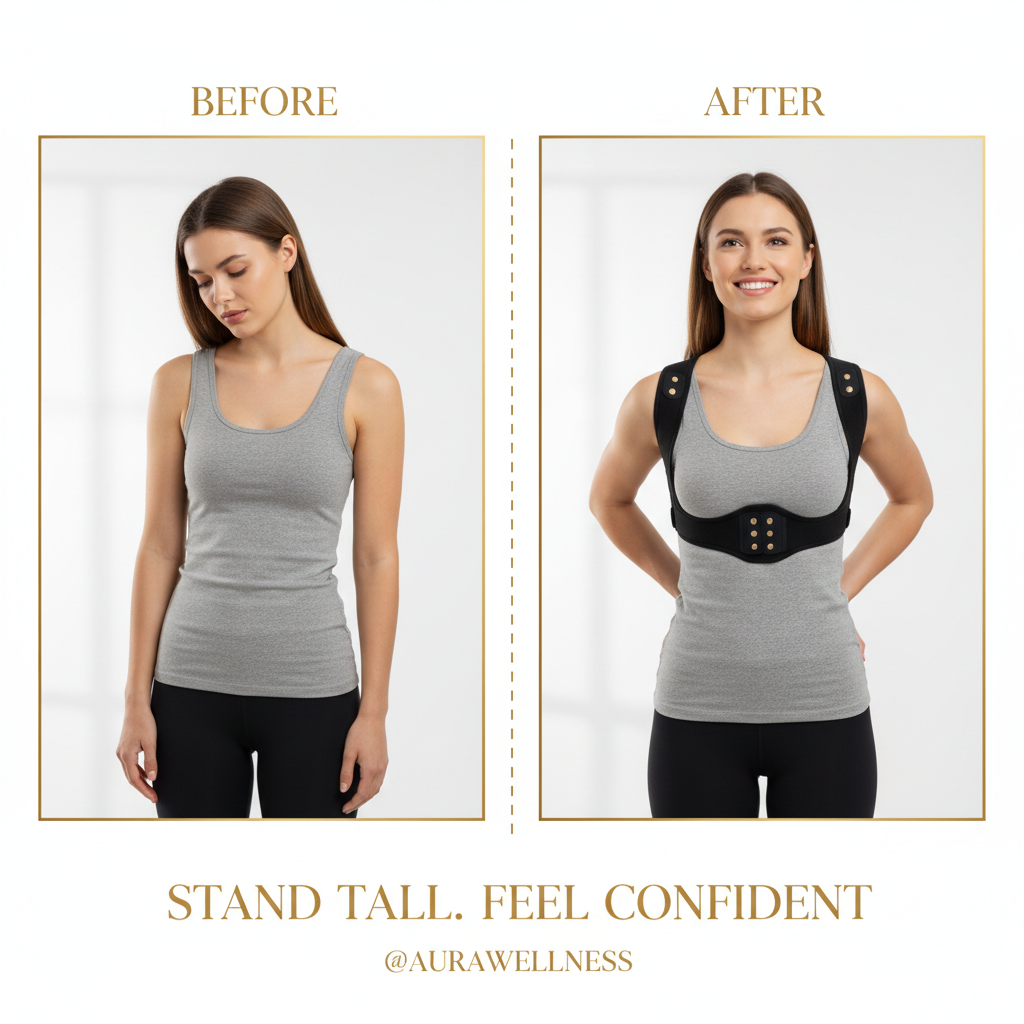 Magnetic Posture Corrector — Social Media Ad