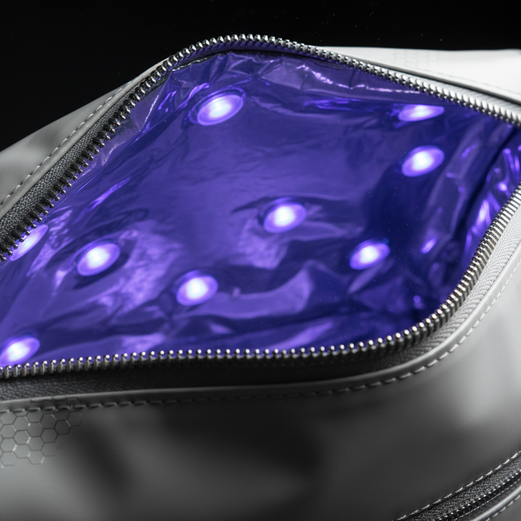 Portable UV-C Sanitizer Bag — UV-C Light Detail