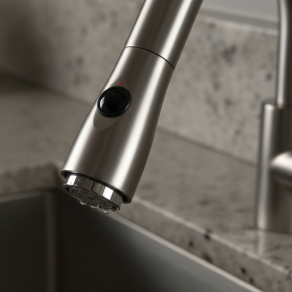 Touchless Smart Kitchen Faucet — Sensor & Finish Detail