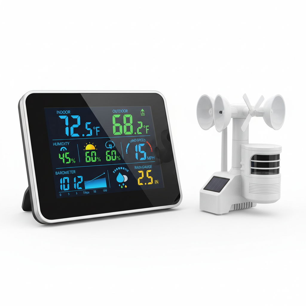 7-in-1 Wireless Weather Station — Hero Shot