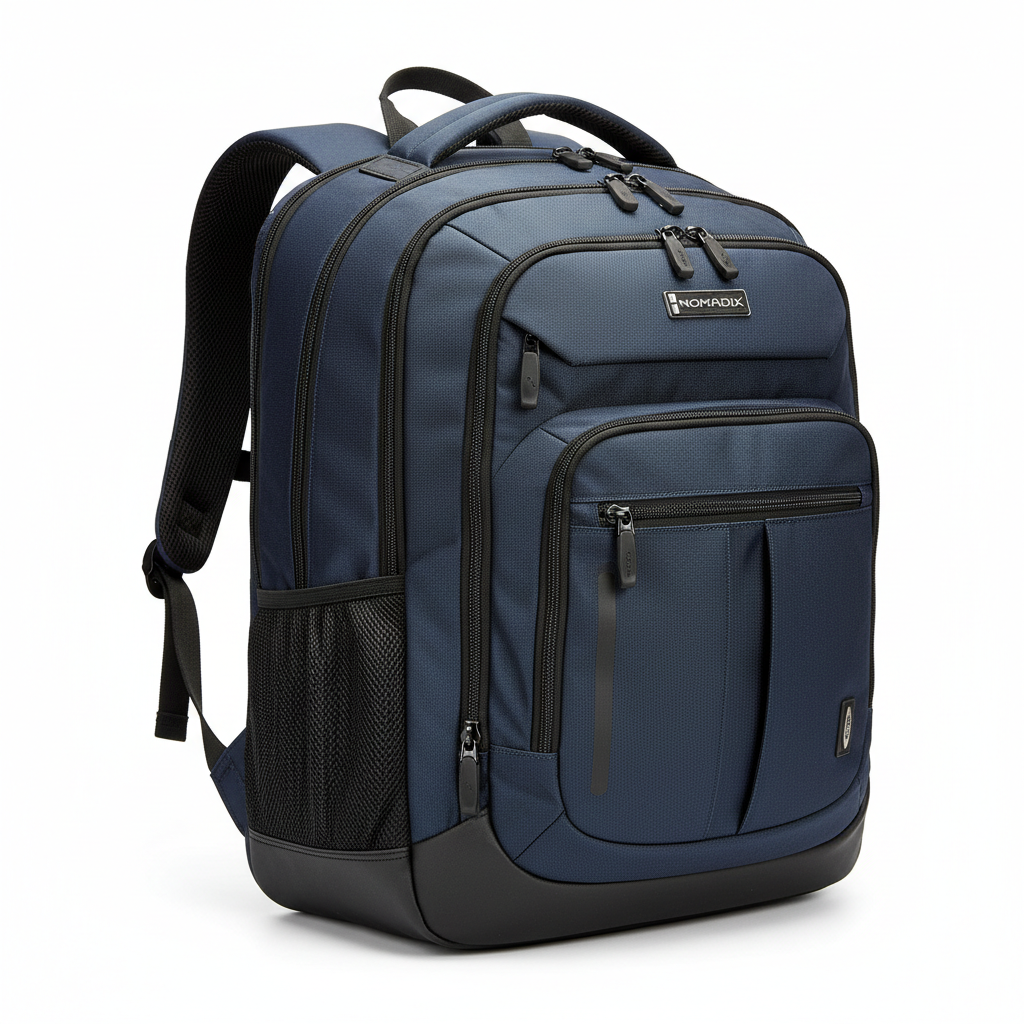 Men's Premium Business Travel Backpack - Waterproof Oxford Fabric