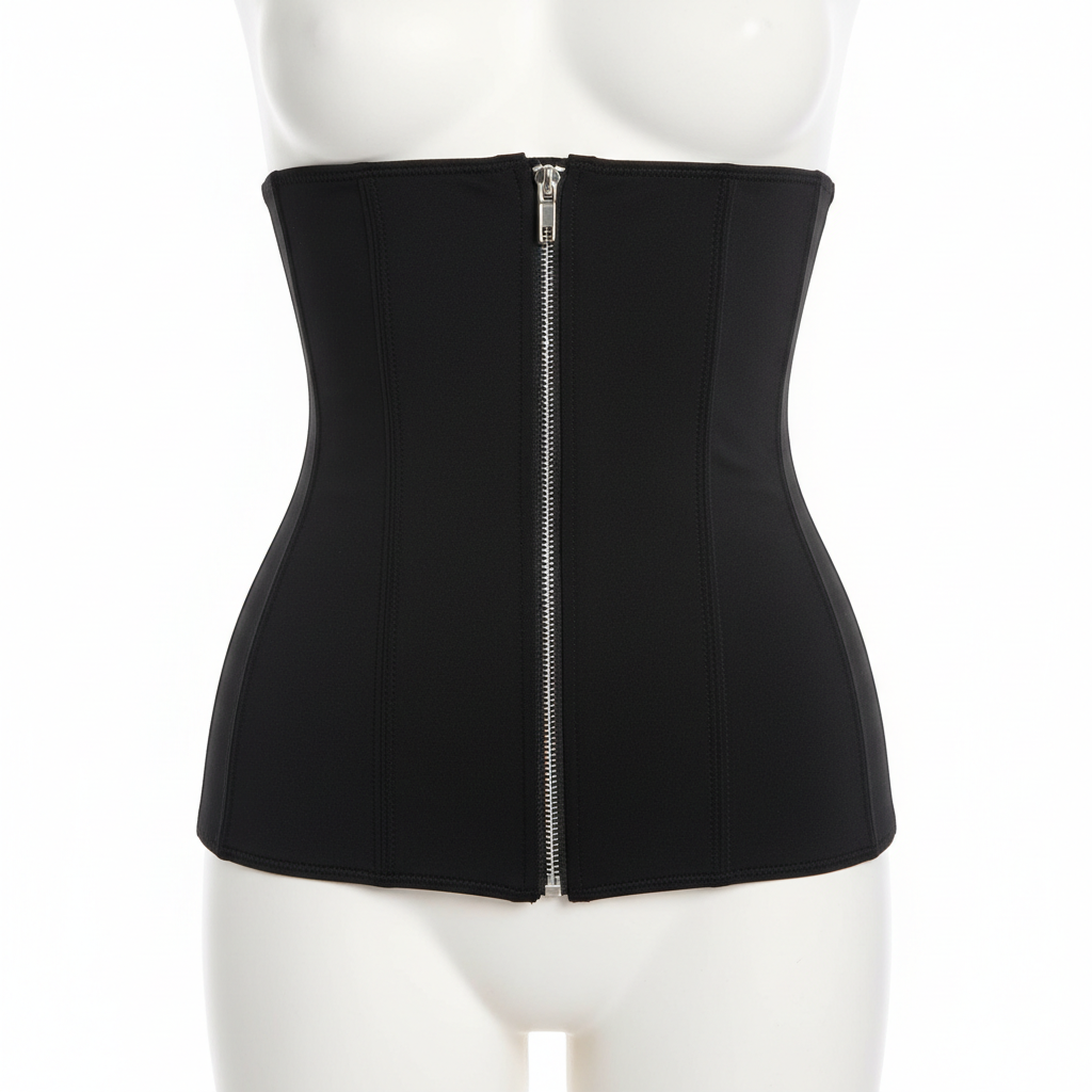 Zippered Waist Trainer — White Background Hero Shot