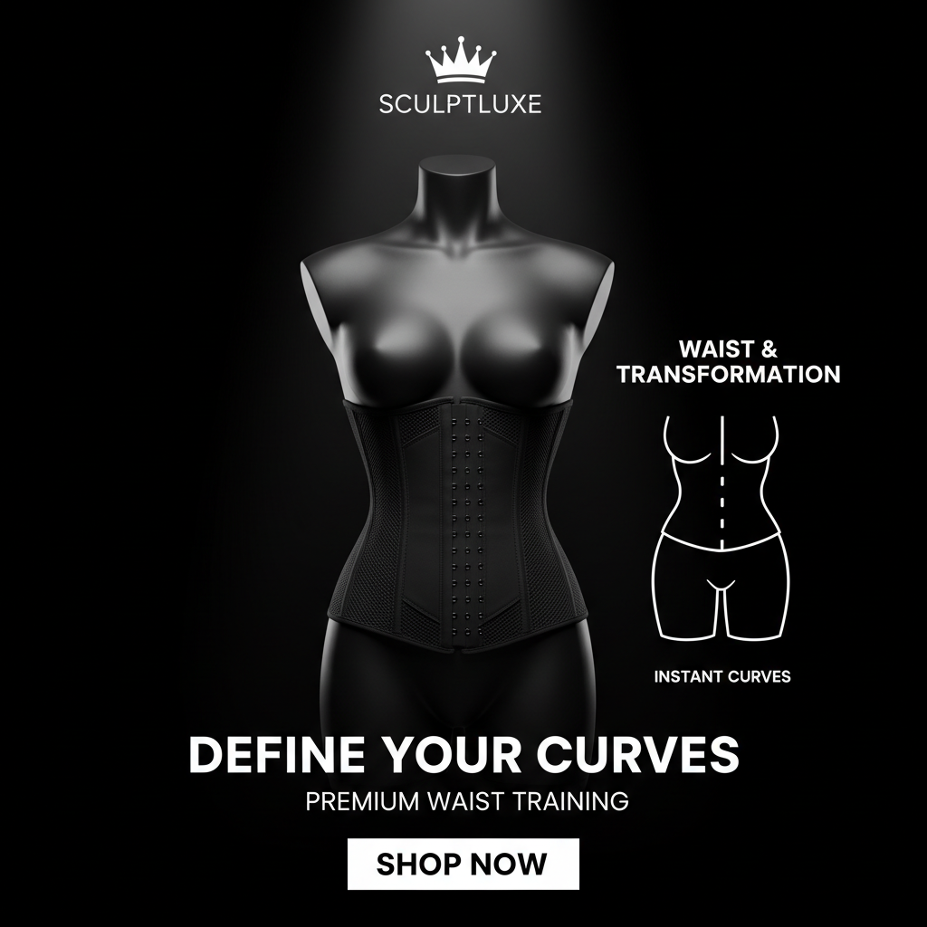 Underbust Waist Trainer Corset — Social Media Ad
