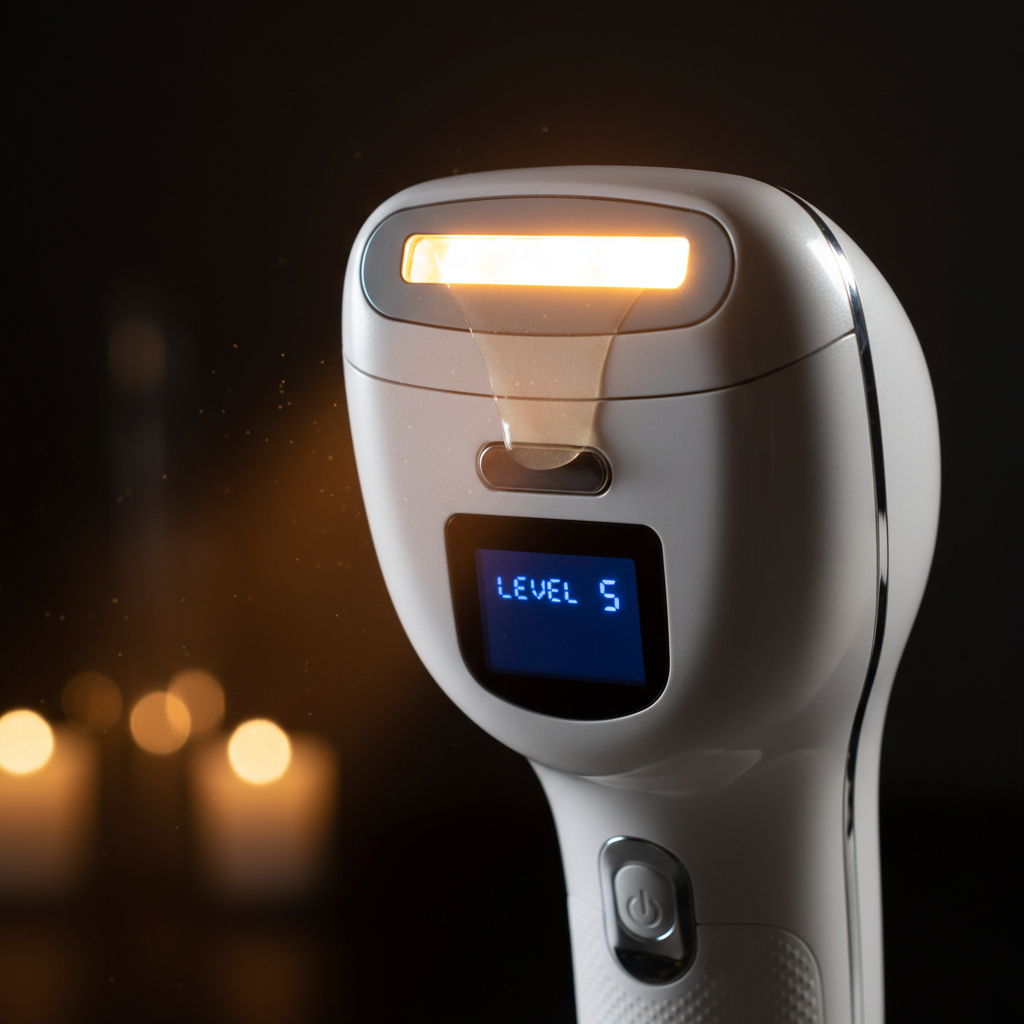 IPL Laser Hair Removal Device — Treatment Window Detail