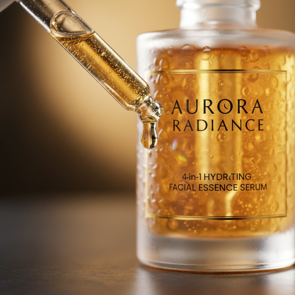 4-in-1 Hydrating Facial Essence — Dropper Detail