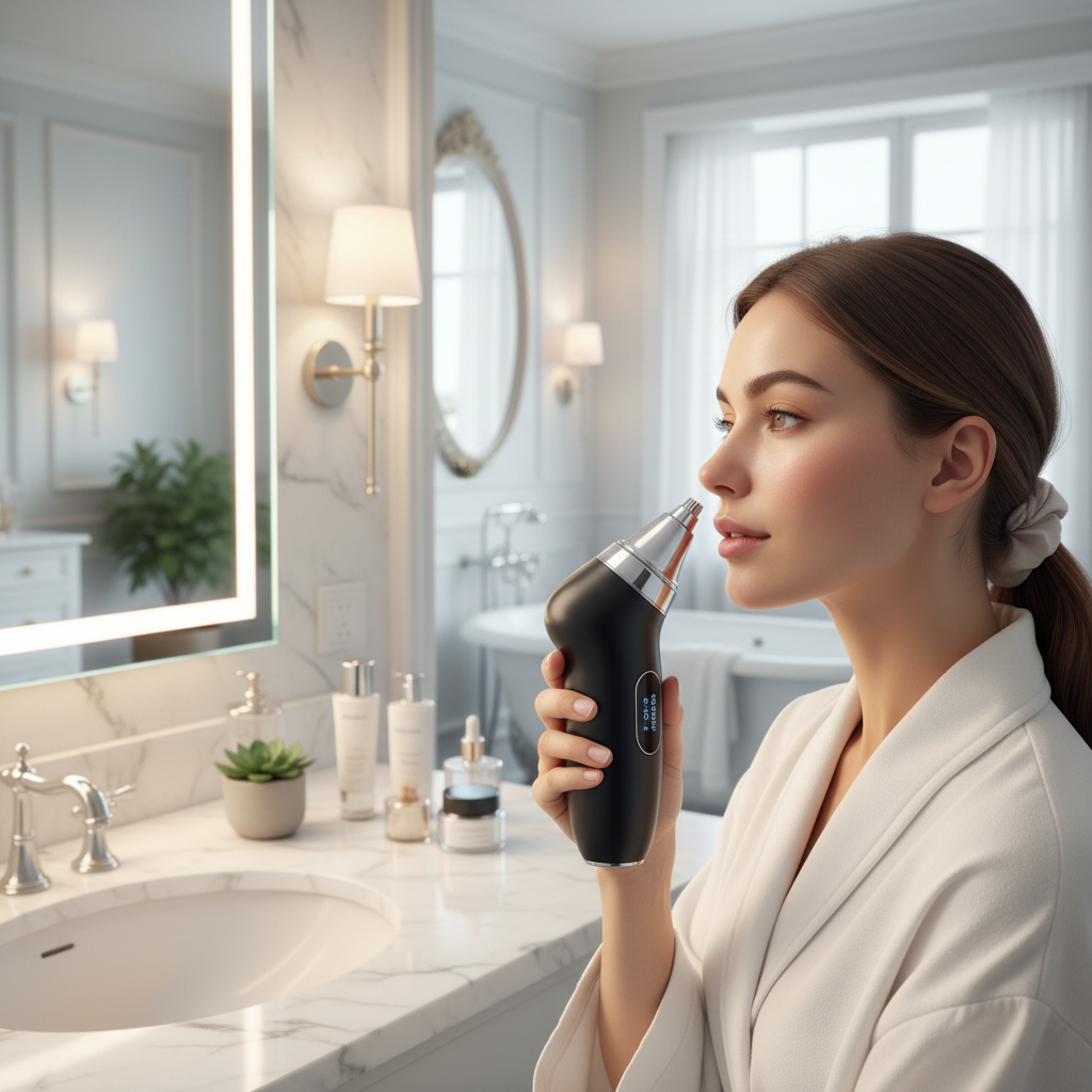 Electric Blackhead Remover — Lifestyle Shot
