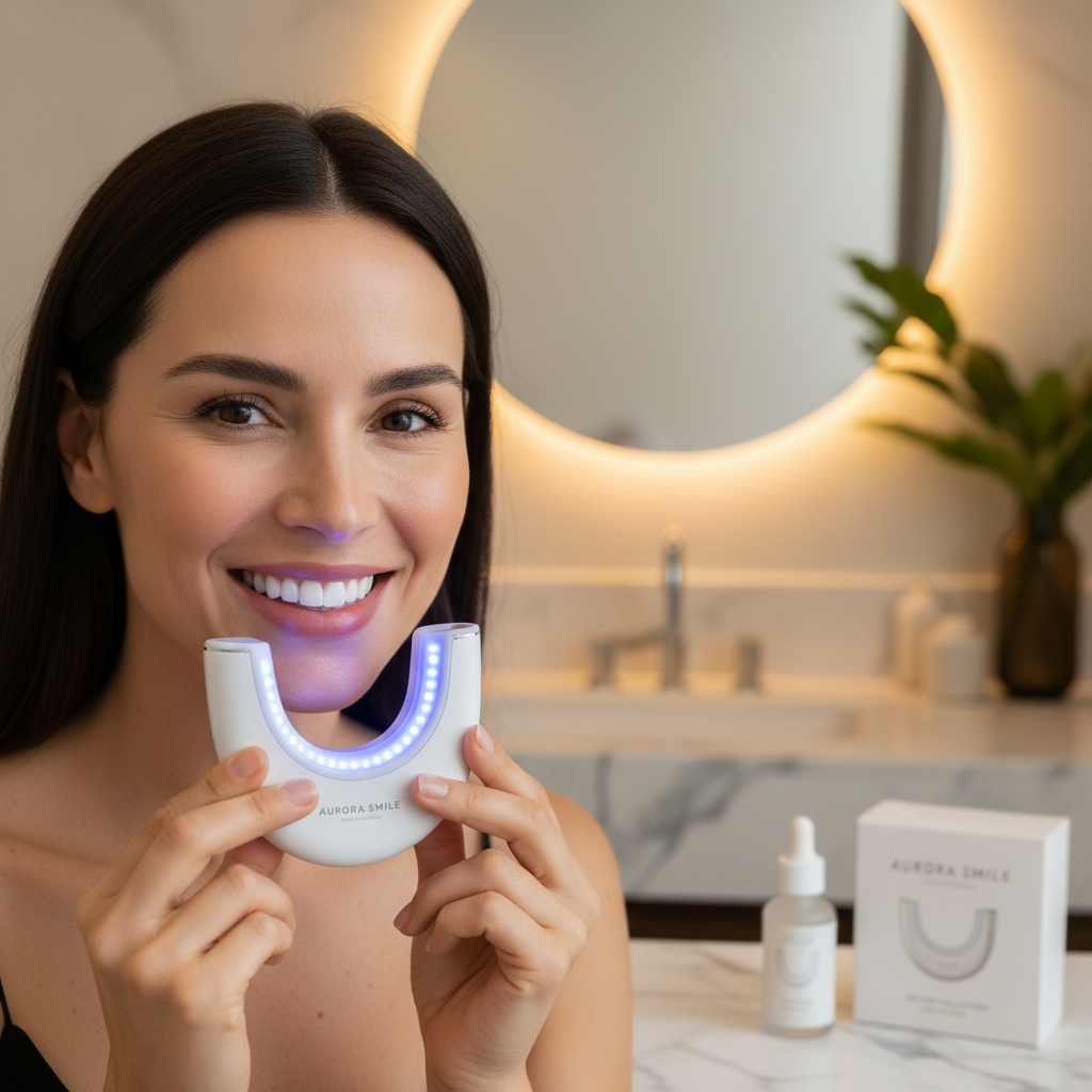 LED Teeth Whitening Kit — Lifestyle Shot