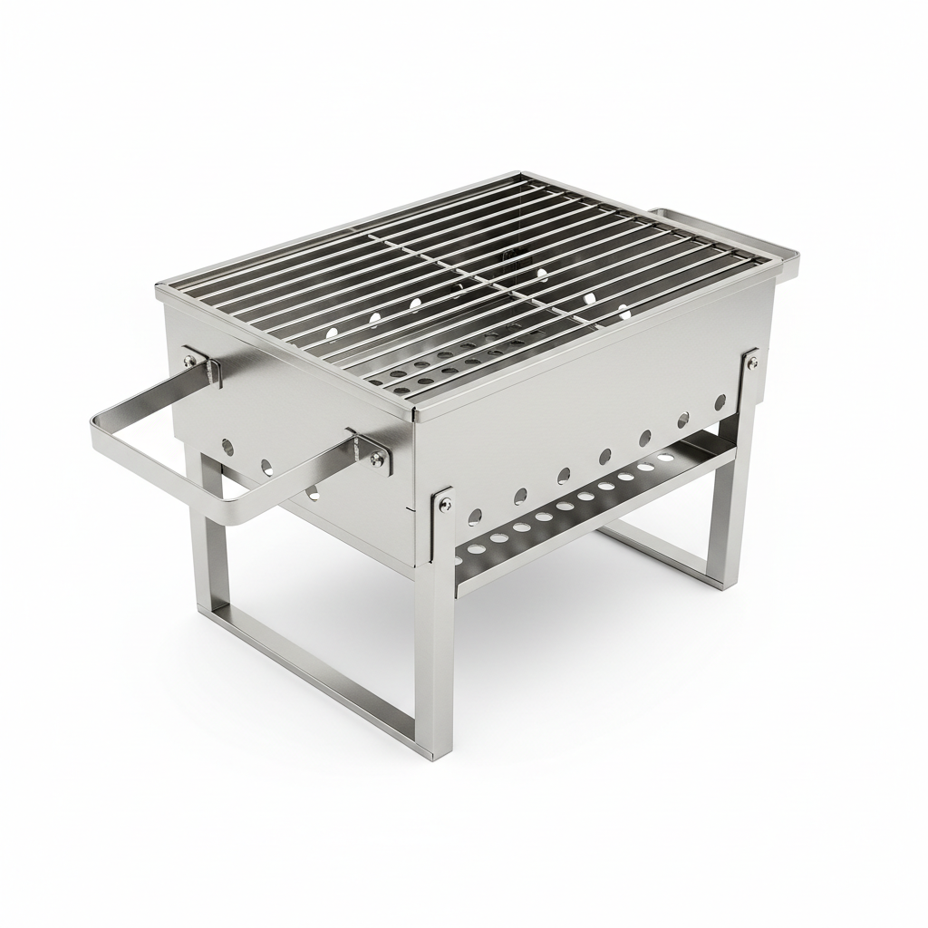 Portable Foldable BBQ Grill — Hero Shot