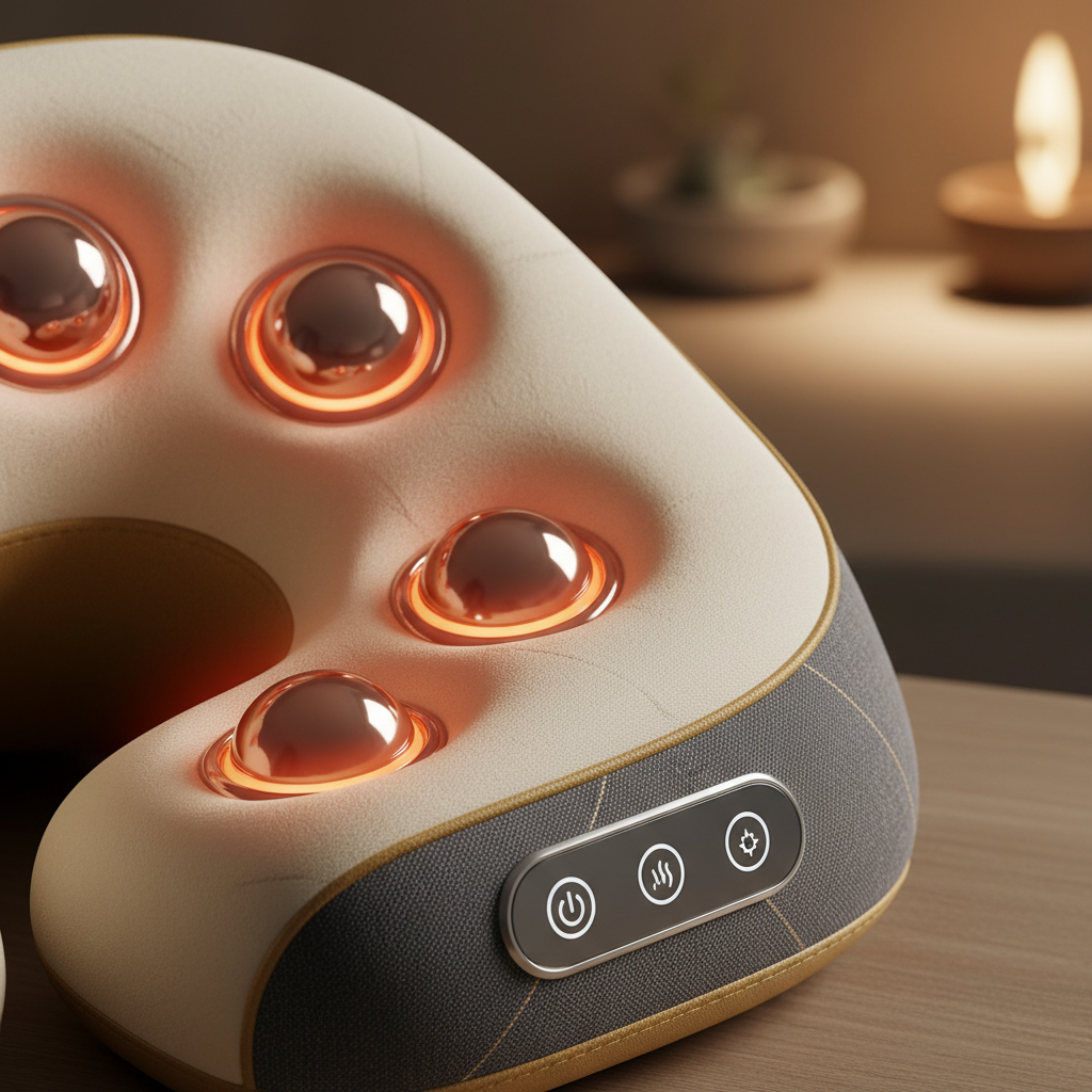 Cervical Neck Massager Pillow — Shiatsu Node Detail